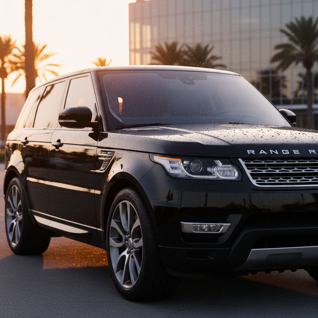 Gleaming detailed car